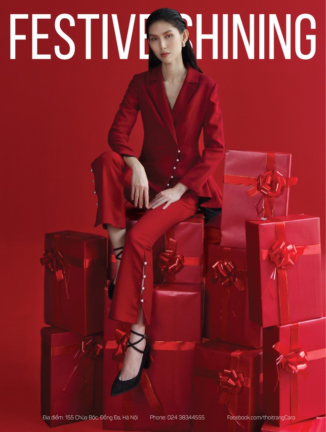 Tỏa s&aacute;ng m&ugrave;a lễ hội c&ugrave;ng Th&ugrave;y Dương VNTM trong BST Festive Shinning - Ảnh 1.