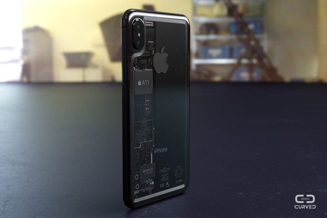 Ngắm nh&igrave;n &yacute; tưởng iPhone 8 trong suốt đẹp kh&ocirc;ng chỗ n&agrave;o ch&ecirc; - Ảnh 7.