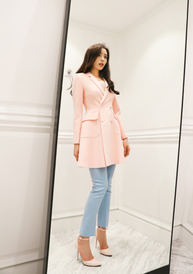 Chỉ mới thử đồ cho NTK Đỗ Mạnh Cường m&agrave; Kỳ Duy&ecirc;n đ&atilde; đẹp hết phần người kh&aacute;c! - Ảnh 8.