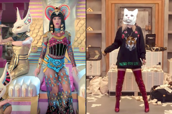 Cả thế giới ra mà xem, chị rắn Taylor Swift xỉa xói Katy Perry trong MV mới đây này! - Ảnh 7.