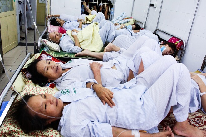 Hà Nội: Bệnh nhân sốt xuất huyết nằm la liệt ở bệnh viện Bạch Mai - Ảnh 7.