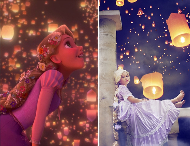 Nữ nhiếp ảnh gia tái hiện cảnh phim hoạt hình Disney trở thành hiện thực đẹp như mơ - Ảnh 17.