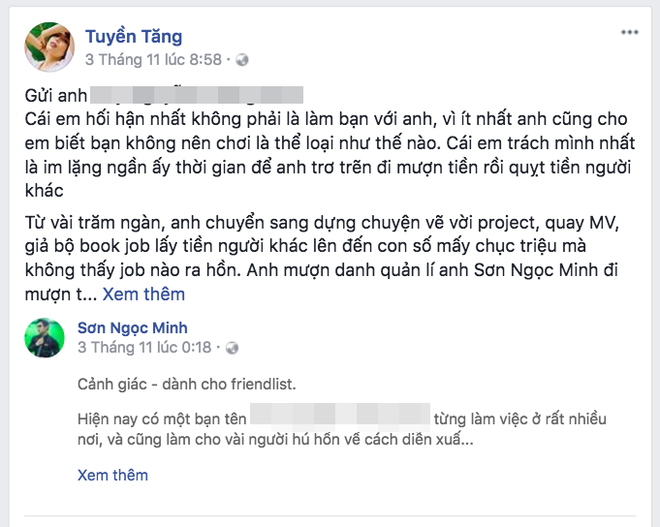 Loạt nghệ sĩ trẻ bất ngờ lên tiếng tố cáo kẻ mạo danh lừa đảo chiếm đoạt hàng trăm triệu đồng - Ảnh 4.