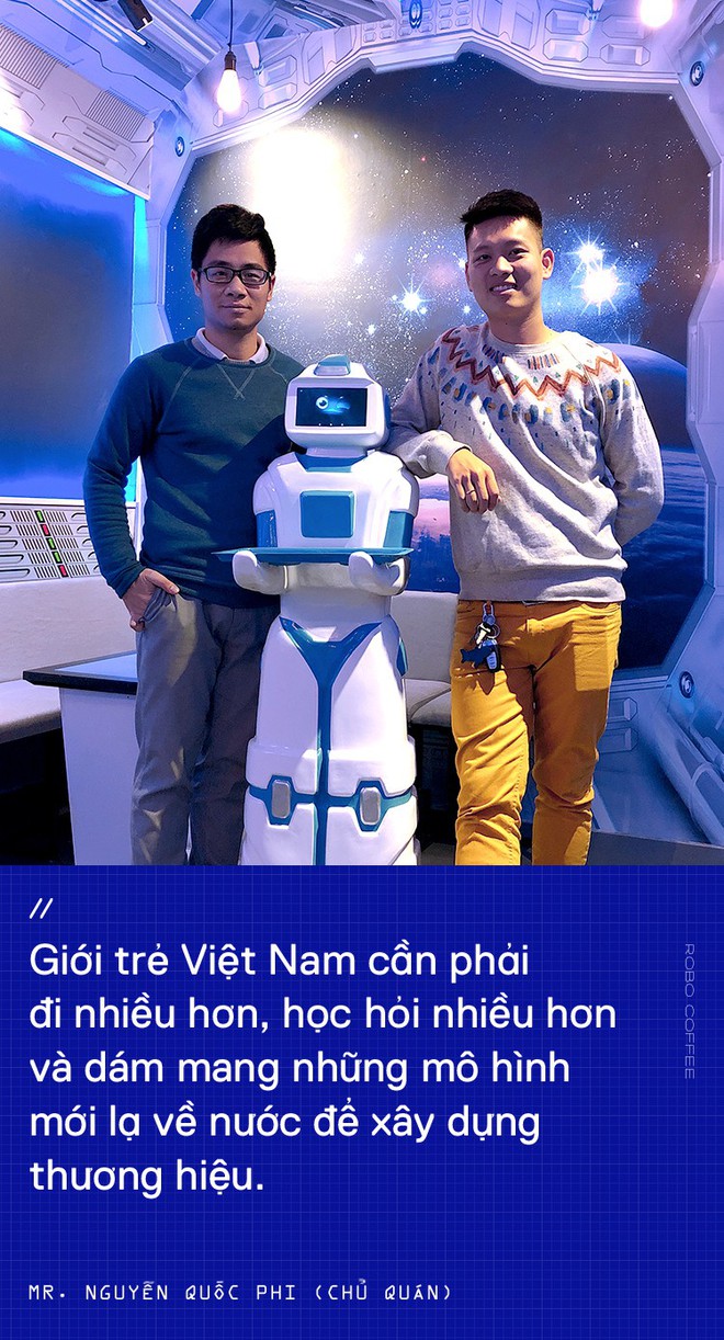 Chàng trai 8X mở quán cafe robot độc đáo ngay giữa Hà Nội - Ảnh 9.