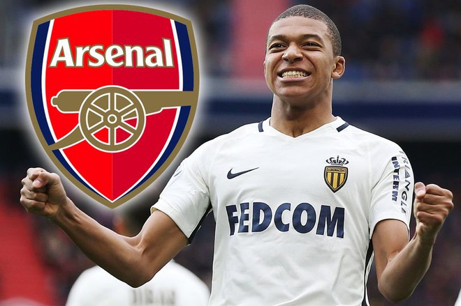 Arsenal ra giá 125 triệu bảng tranh Mbappe với Real Madrid - Ảnh 1.