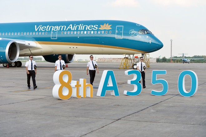 Cận cảnh si&ecirc;u m&aacute;y bay A350-900 thứ 8 của h&atilde;ng h&agrave;ng kh&ocirc;ng Vietnam Airlines - Ảnh 9.