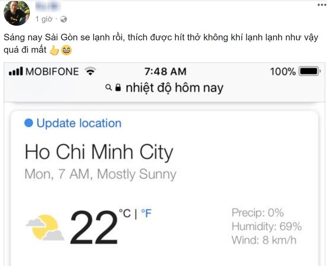 Sáng ngày ra, Facebook rồi Instagram tràn ngập status khoe Sài Gòn trở lạnh! - Ảnh 11.