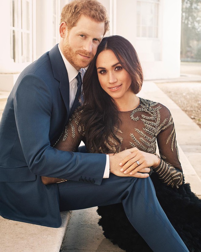 Hôn thê của hoàng tử Harry lại chơi lớn, mua hẳn váy 1,7 tỷ đồng để chụp ảnh đính hôn - Ảnh 2.