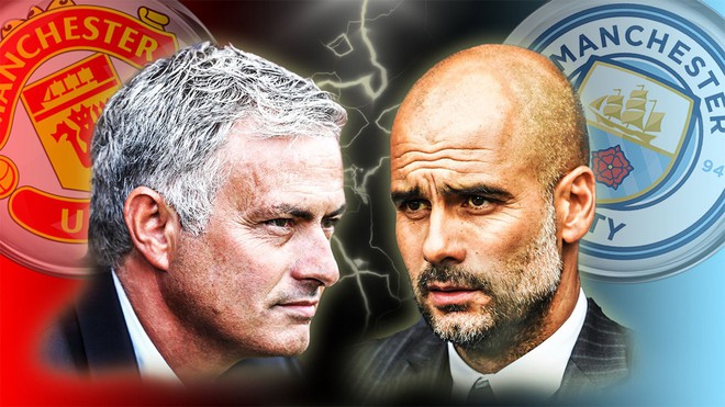 Derby Manchester: Mourinho, Guardiola, và sự va đập dữ dội của hai phong cách - Ảnh 1.