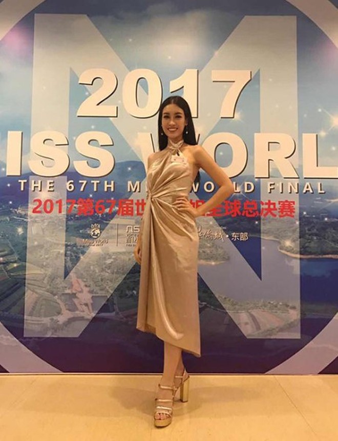 Mỹ Linh tại Miss World 2017: Mở đầu mờ nhạt, toả s&#225;ng ở những chặng đua nước r&#250;t v&#224; trượt Top 15 đầy tiếc nuối - Ảnh 1.