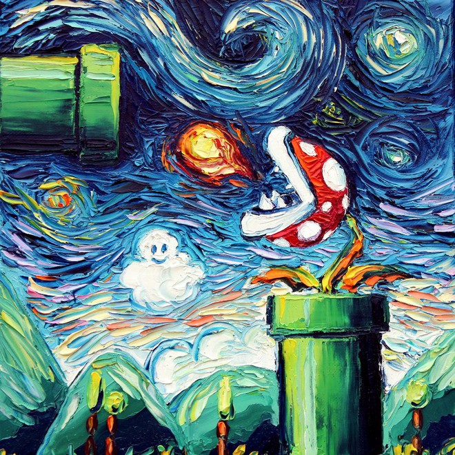 Những bức họa hiện đại được vẽ theo phong c&aacute;ch Van Gogh - Ảnh 9.