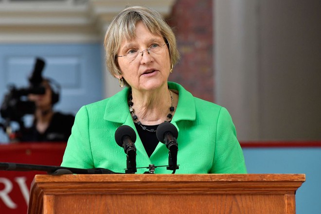 Chân dung nữ hiệu trưởng Đại học Harvard, người tuyên bố sẽ về hưu vào năm 2018 - Ảnh 1.
