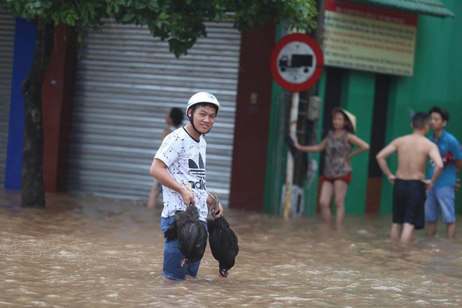 Chùm ảnh: Bão số 10 chưa qua, các tỉnh miền Trung đã tan hoang, ngập lụt - Ảnh 11.
