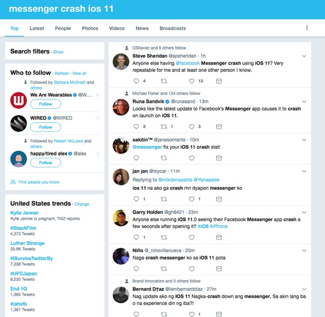 Facebook Messenger tr&ecirc;n iPhone d&iacute;nh lỗi tự động tho&aacute;t, điều g&igrave; đang xảy ra vậy? - Ảnh 1.