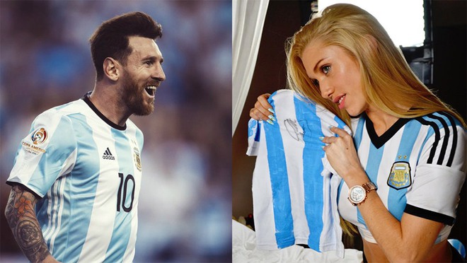 Nữ ca sĩ cổ vũ Messi giành vé World Cup - Ảnh 1.