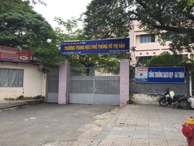 Trường V&otilde; Thị S&aacute;u l&ecirc;n tiếng vụ nam sinh của trường bị Cảnh s&aacute;t cơ động th&uacute;c gối v&agrave;o bụng - Ảnh 1.