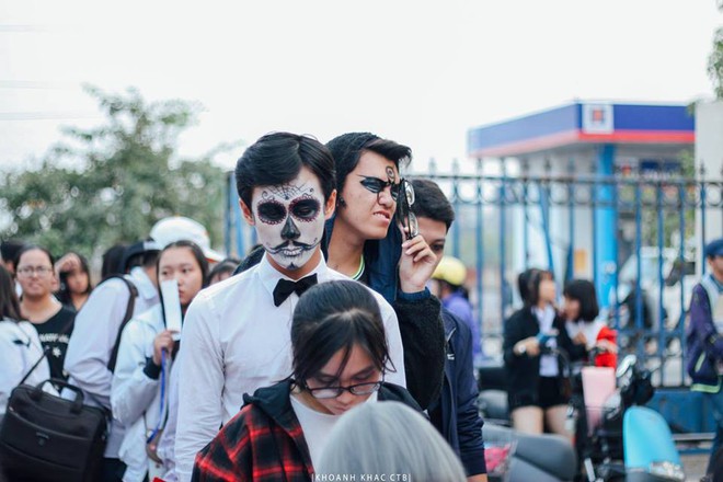 Teen THPT Chuyên Thái Bình vừa có một đêm hội Halloween chất phát ngất! - Ảnh 2.