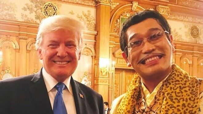 Vinh dự được biểu diễn cho Tổng thống Donald Trump, chủ nhân bản hit Pineapple-Apple-Pen khoe ngay ảnh trên Twitter - Ảnh 1.