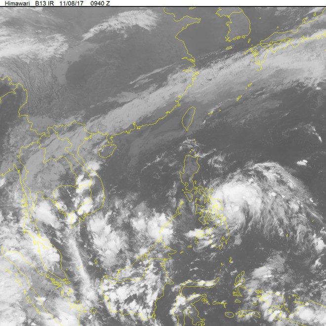Lại thêm áp thấp nối gót bão Con Voi chuẩn bị đi vào biển Đông - Ảnh 2.