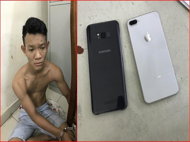 Thanh niên xài iPhone 8 khai cướp giật vì... hết tiền - Ảnh 1.