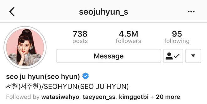 Seohyun bất ngờ bổ sung t&ecirc;n nh&oacute;m v&agrave;o profile Instagram sau khi x&oacute;a, SNSD vẫn c&ograve;n hy vọng? - Ảnh 2.