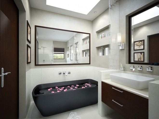 15 phòng tắm với phong cách tối giản mà vẫn cuốn hút - Ảnh 25.