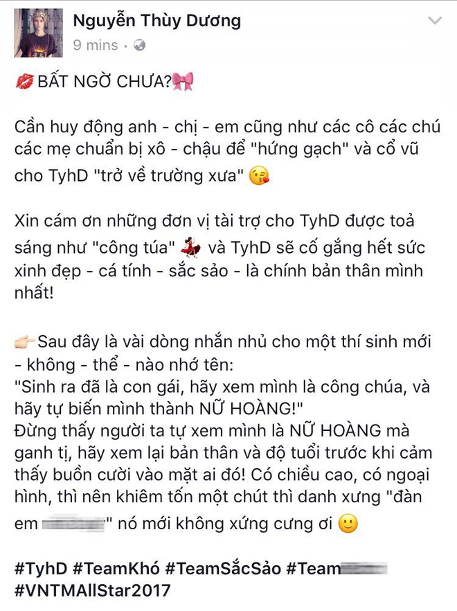 Vừa lộ diện, trùm cuối Thùy Dương lập tức dằn mặt đàn em Next Top - Ảnh 2.