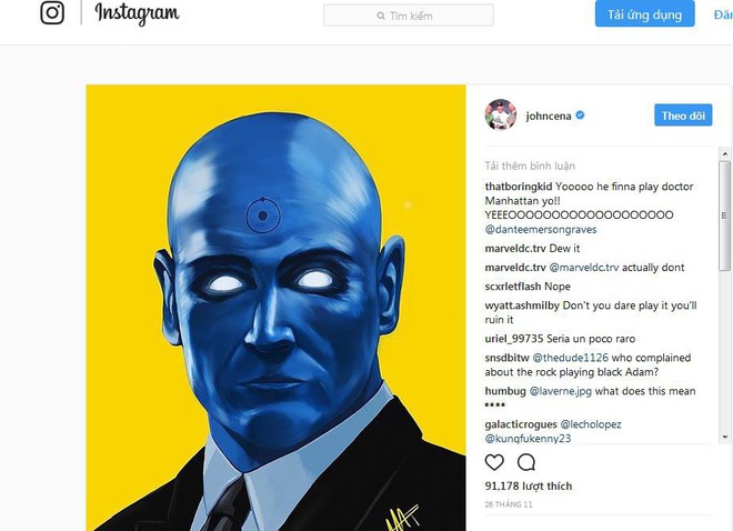 John Cena sẽ vào vai Doctor Manhattan trong series Watchmen? - Ảnh 3.