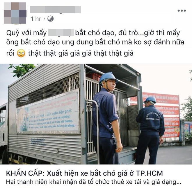 Xuất hiện thông tin bịa đặt Xe bắt chó giả ở TP HCM khiến nhiều người hoang mang - Ảnh 4.