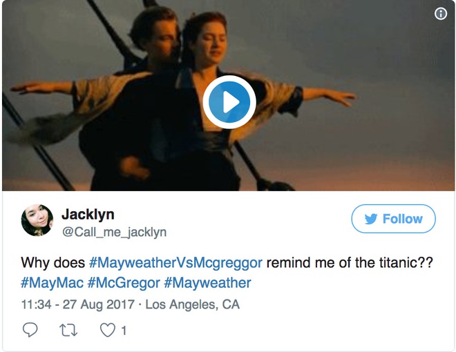 Khoảnh khắc tình cảm của Floyd Mayweather và Conor McGregor khiến nhiều người liên tưởng đến cảnh phim kinh điển của Titanic - Ảnh 6.