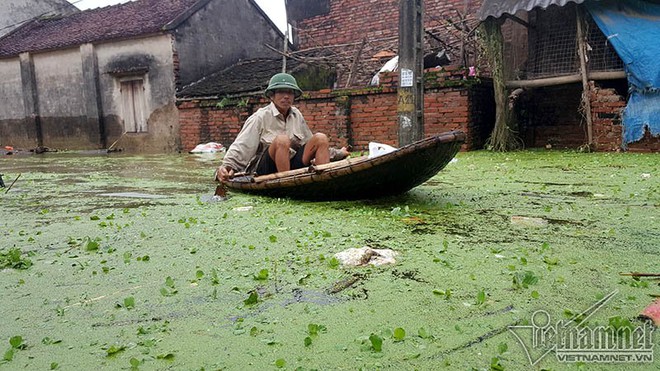 Vỡ đê Chương Mỹ: Người Hà Nội rửa bát, tắm giặt bằng nước lũ - Ảnh 11.