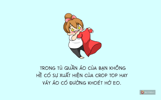 Có những tình bạn bền chặt như con gái và cái bụng mỡ!