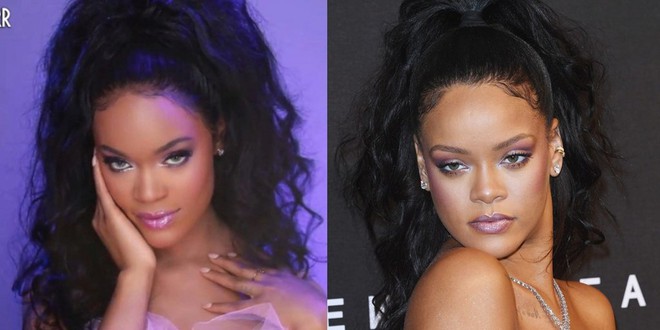 Nhờ makeup giỏi, cô nàng này đã biến thành em sinh đôi của Rihanna mà chẳng cần thẩm mỹ - Ảnh 1.