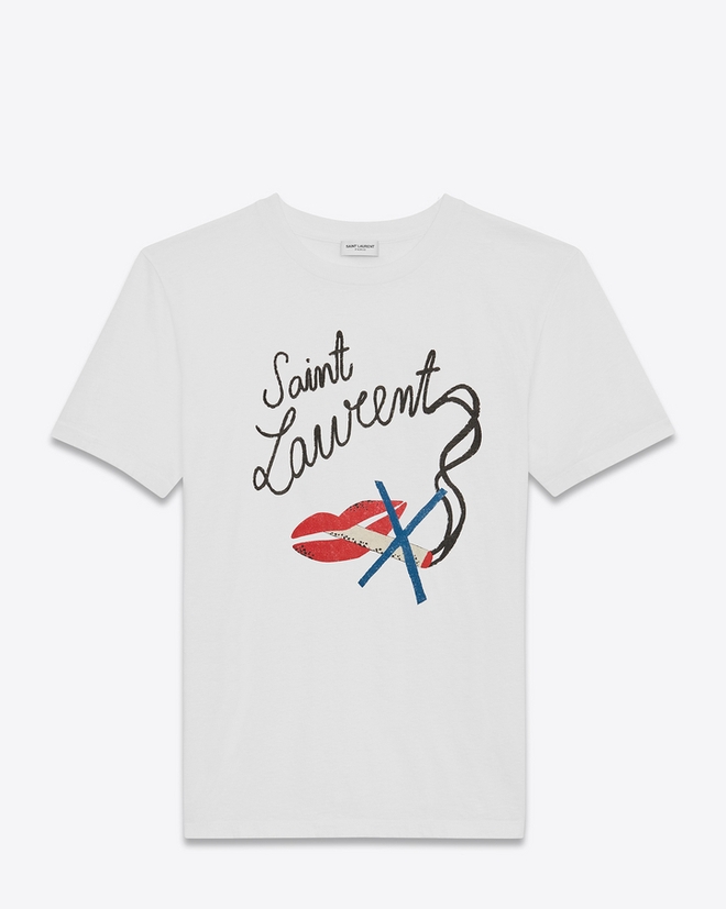 Kỳ Duyên đụng hàng Khánh Linh The Face, báo hiệu cuộc lên ngôi của áo phông Saint Laurent - Ảnh 4.