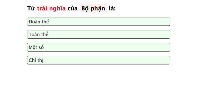 Dân mạng đang nháo nhào kiểm tra vốn từ vựng Tiếng Việt, còn bạn đã làm chưa? - Ảnh 4.