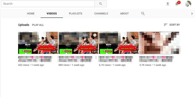 H&atilde;y cẩn thận: Youtube đang tr&agrave;n ngập video đồi trụy, nghi ngờ bị lỗi bộ lọc - Ảnh 1.