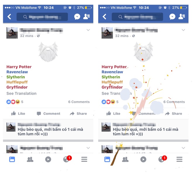 Để kỷ niệm 20 năm ra mắt Harry Potter, Facebook đã cho chúng ta làm phép ngay trên News Feed - Ảnh 2.