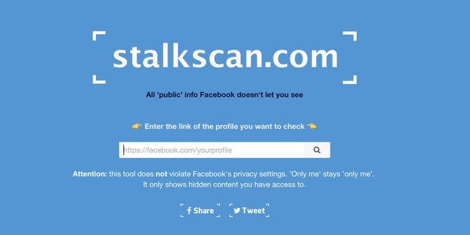 Trang web này sẽ cho phép bạn điều tra tất tần tật về Facebook của người bạn thích (hoặc ghét) - Ảnh 1.