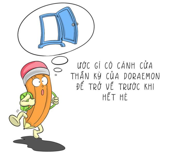 6 biểu cảm của học sinh khi nghe câu: Hết hè rồi, chuẩn bị đi học lại thôi - Ảnh 1.