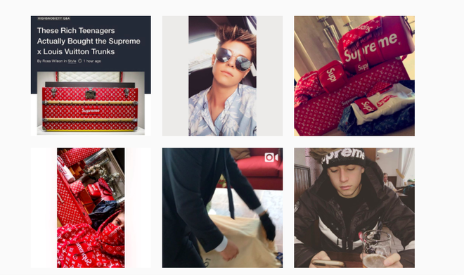 Supreme x Louis Vuitton Trunks: Rich Teenagers Bought it