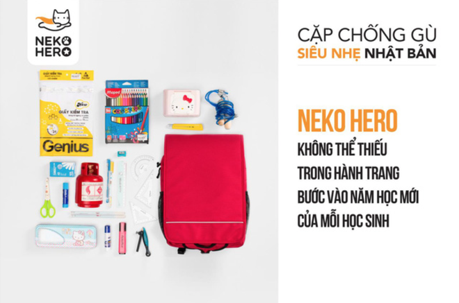 Neko Hero - Chiếc cặp s&aacute;ch huyền thoại trong Doraemon tạo cơn s&ocirc;́t giới học sinh Vi&ecirc;̣t - Ảnh 5.