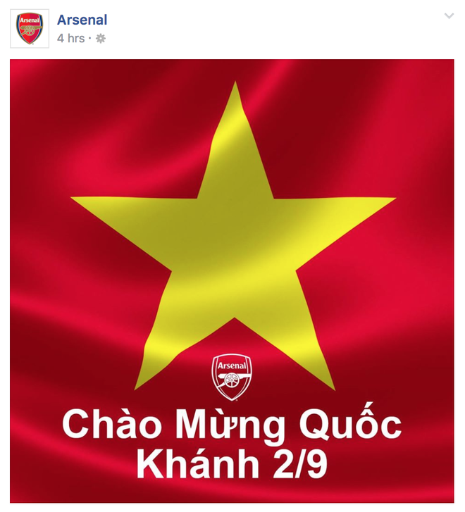 Chelsea, Liverpool và các đội bóng lớn chúc mừng Quốc khánh Việt Nam - Ảnh 3.