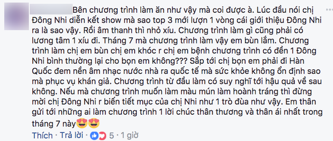 Bi&ecirc;n đạo của Đ&ocirc;ng Nhi ức chế tố BTC Next Top tự đổi kịch bản kh&ocirc;ng b&aacute;o trước - Ảnh 4.