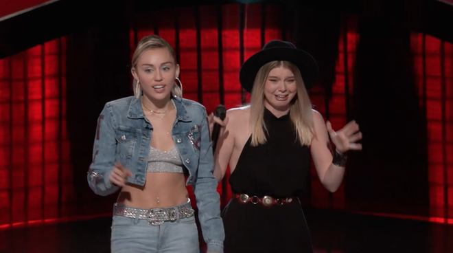 Lần đầu tiên trong lịch sử The Voice, Miley Cyrus chốt team 100% là nữ! - Ảnh 2.