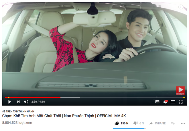 MV mới của Mỹ Tâm bất ngờ tụt hạng xuống top 4 Trending Youtube, về sau Noo Phước Thịnh một bậc - Ảnh 3.