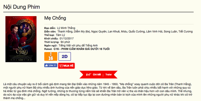 &ldquo;Mẹ chồng&rdquo; của Thanh Hằng ch&iacute;nh thức cấm kh&aacute;n giả dưới 16 tuổi - Ảnh 3.
