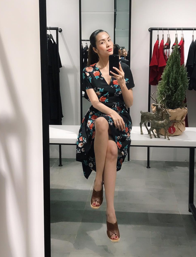 Khoe ảnh selfie sang chảnh, H&agrave; Tăng để lộ th&acirc;n h&igrave;nh khẳng khiu lộ r&otilde; xương ngực - Ảnh 1.