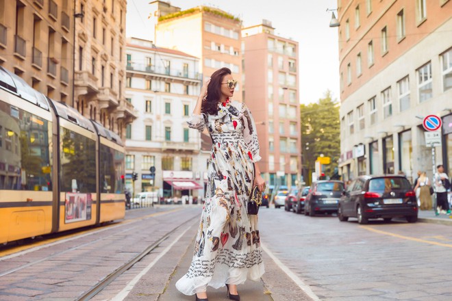 Thanh Hằng & Kỳ Duyên cùng phô diễn street style dát toàn hàng hiệu tại Milan, ai đẳng cấp hơn? - Ảnh 3.