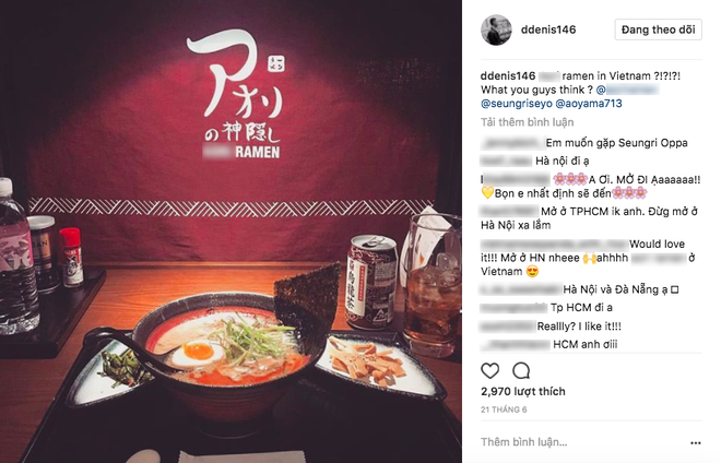 HOT: Rộ tin Seungri (Big Bang) đến H&agrave; Nội v&agrave;o ng&agrave;y 26/9 để mở cửa h&agrave;ng ri&ecirc;ng - Ảnh 2.