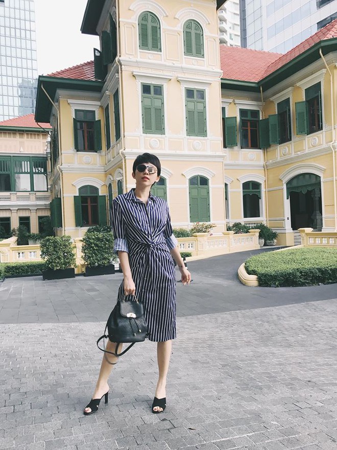 C&ugrave;ng mặc đồ đen đi gi&agrave;y bệt, H&agrave; Hồ lại thiệt hơn H&agrave; Tăng bởi đ&ocirc;i ch&acirc;n gầy khẳng khiu - Ảnh 4.